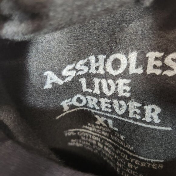 Assholes Live Forever‎ Holiday Lights Logo Hoodie Size XL - Picture 4 of 5